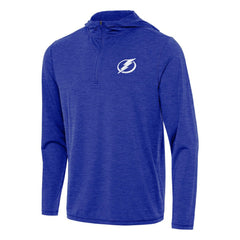 NHL Heather Royal Tampa Bay Lightning Antigua Tidy Quarter-Zip Hoodie