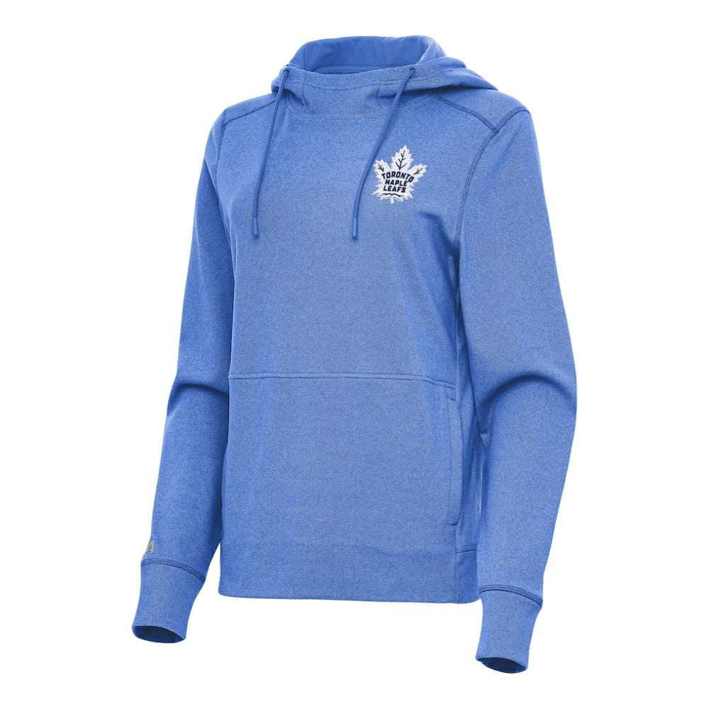 NHL Heather Royal Toronto Maple Leafs Antigua Women's Justice Pullover Hoodie