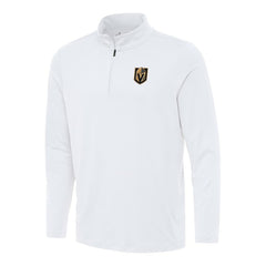 NHL White Vegas Golden Knights Antigua Reprocess Quarter-Zip Top