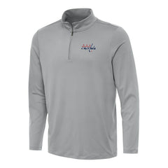 NHL Gray Washington Capitals Antigua Reprocess Quarter-Zip Top