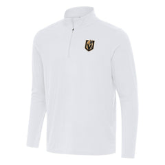 NHL White Vegas Golden Knights Antigua Intent Quarter-Zip Top
