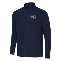 NHL Navy Washington Capitals Antigua Intent Quarter-Zip Top