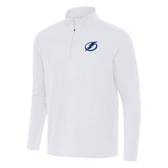 NHL White Tampa Bay Lightning Antigua Intent Quarter-Zip Top