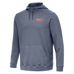 NHL Heather Navy Washington Capitals Antigua Cloud Pullover Hoodie