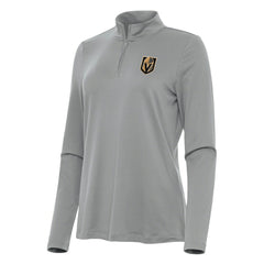 NHL Gray Vegas Golden Knights Antigua Women's Reprocess Quarter-Zip Top