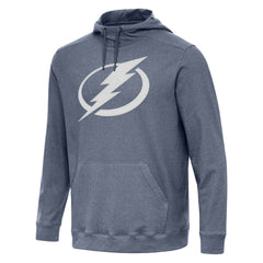NHL Heather Navy Tampa Bay Lightning Antigua Cloud Pullover Hoodie
