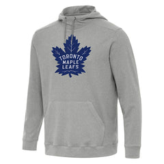 NHL Heather Gray Toronto Maple Leafs Antigua Cloud Pullover Hoodie