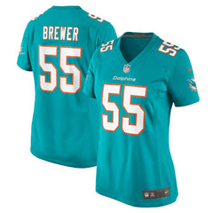Aaron Brewer Women's Game Jersey - Miami Dolphins