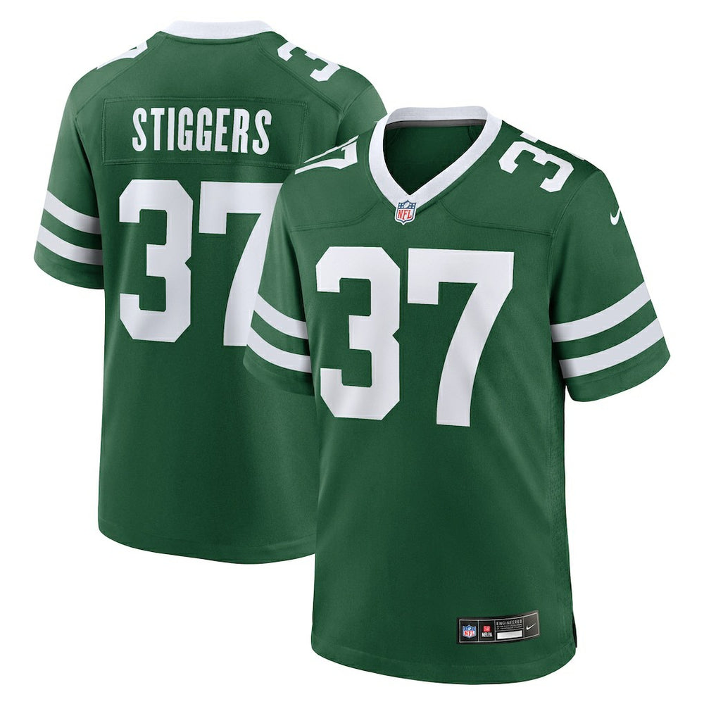 Qwan'tez Stiggers Team Game Jersey - New York Jets