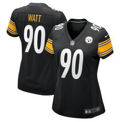 T.J. Watt Women's Team Game Jersey - Pittsburgh Steelers