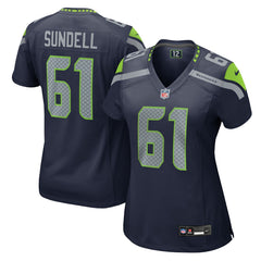 Jalen Sundell Women's Team Game Jersey - Seattle Seahawks