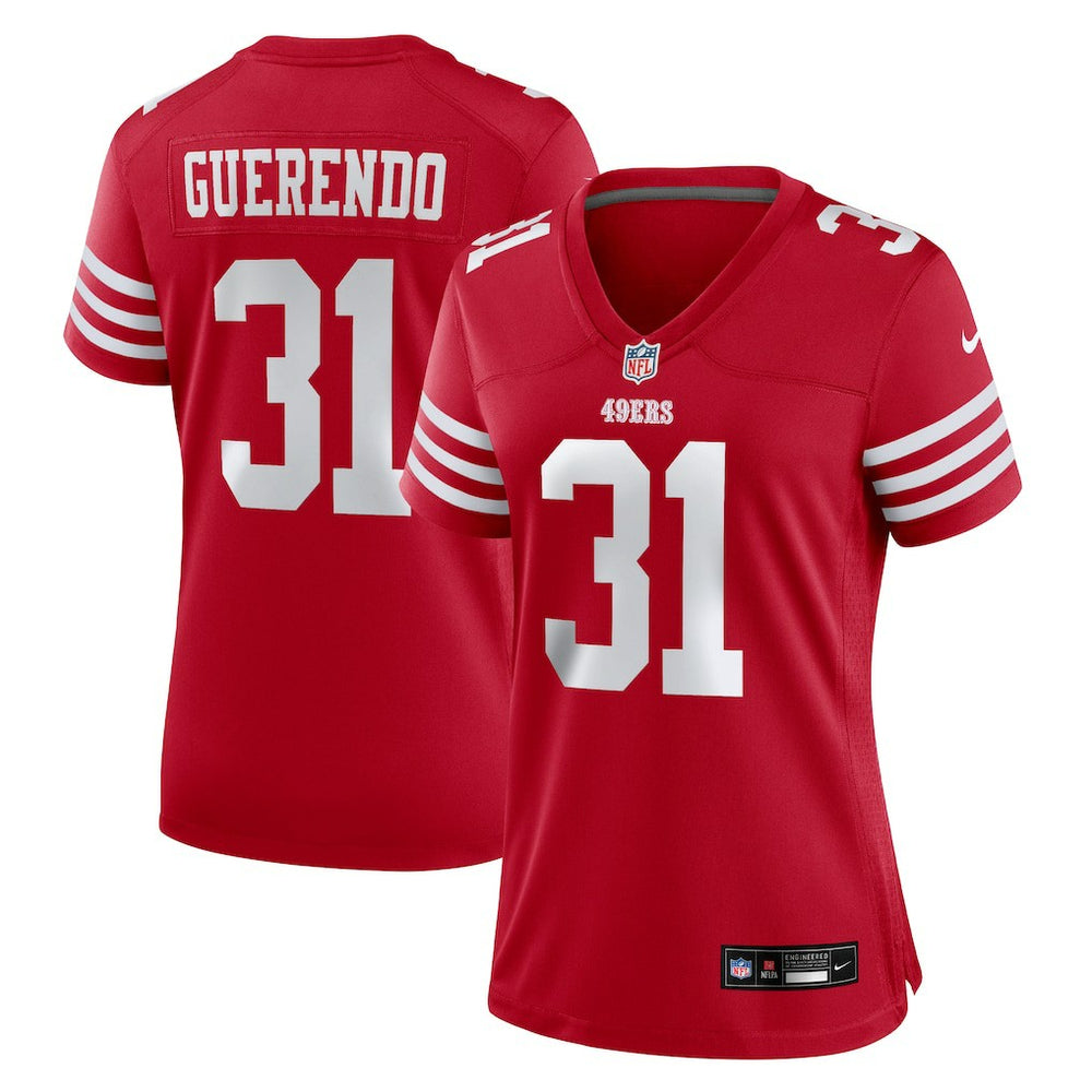 Isaac Guerendo Women's Team Game Jersey - San Francisco 49ers