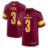 Cade York Game Jersey - Washington Commanders