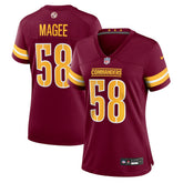 Jordan Magee Women's Team Game Jersey - Washington Commanders