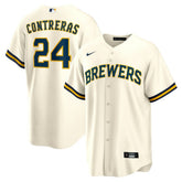 MLB William Contreras Milwaukee Brewers Nike Home Replica Jersey