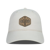 NHL Cream Seattle Kraken Men's Levelwear Faux Leather Patch Unstructured Adjustable Hat