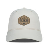 NHL Cream Buffalo Sabres Men's Levelwear Faux Leather Patch Unstructured Adjustable Hat