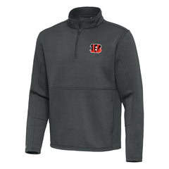 Antigua Twist Quarter-Zip Pullover Jacket - Cincinnati Bengals