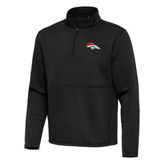 Antigua Twist Quarter-Zip Pullover Jacket - Denver Broncos