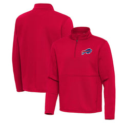 Antigua Twist Quarter-Zip Pullover Jacket - Buffalo Bills