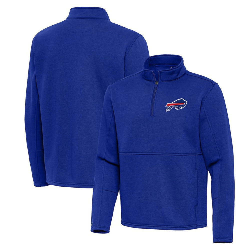 Antigua Twist Quarter-Zip Pullover Jacket - Buffalo Bills