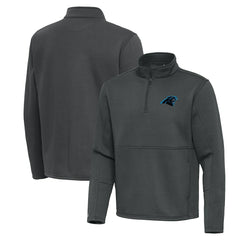 Antigua Twist Quarter-Zip Pullover Jacket - Carolina Panthers