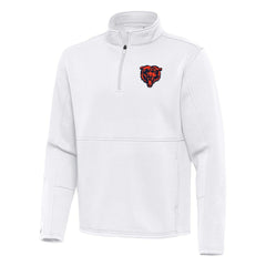 Antigua Twist Quarter-Zip Pullover Jacket - Chicago Bears