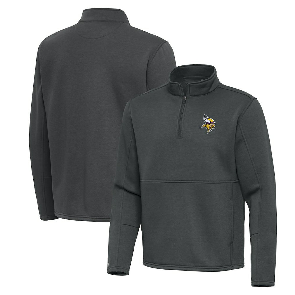 Antigua Twist Quarter-Zip Pullover Jacket - Minnesota Vikings