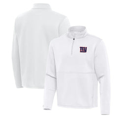Antigua Twist Quarter-Zip Pullover Jacket - New York Giants