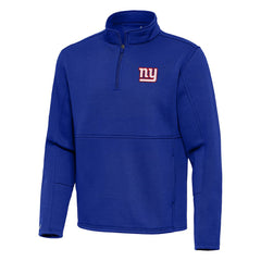 Antigua Twist Quarter-Zip Pullover Jacket - New York Giants