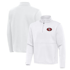 Antigua Twist Quarter-Zip Pullover Jacket - San Francisco 49ers