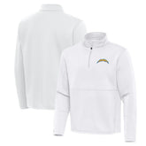 Antigua Twist Quarter-Zip Pullover Jacket - Los Angeles Chargers