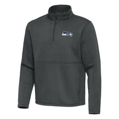 Antigua Twist Quarter-Zip Pullover Jacket - Seattle Seahawks