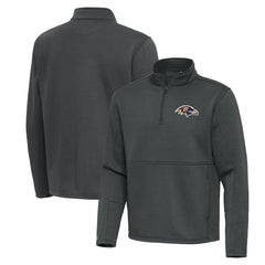 Antigua Twist Quarter-Zip Pullover Jacket - Baltimore Ravens