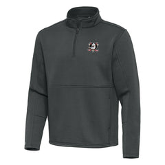 NHL Silver Anaheim Ducks Antigua Twist Quarter-Zip Pullover Jacket