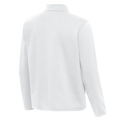 NHL White Toronto Maple Leafs Antigua Twist Quarter-Zip Pullover Jacket