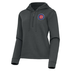 MLB Chicago Cubs Antigua Women's Contemporary Quarter-Zip Hoodie