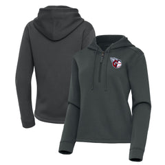MLB Cleveland Guardians Antigua Women's Contemporary Quarter-Zip Hoodie