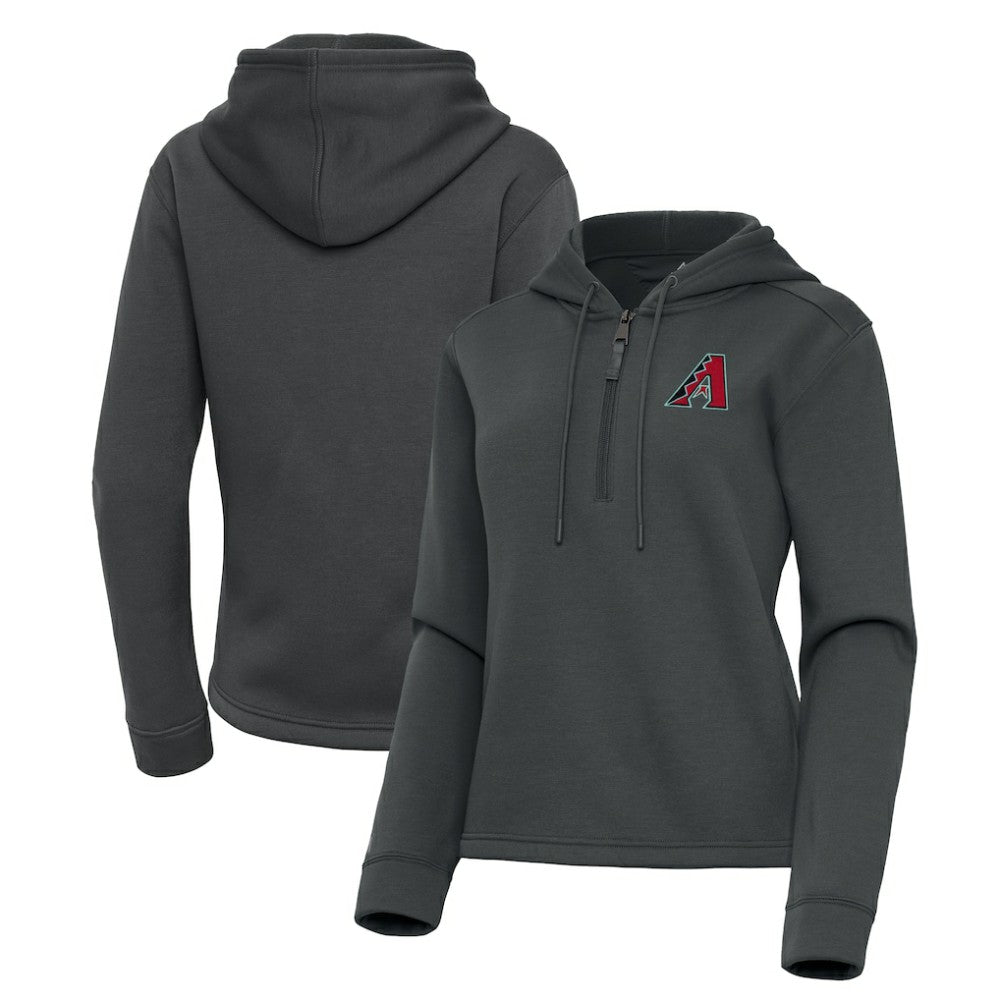 MLB Arizona Diamondbacks Antigua Women's Contemporary Quarter-Zip Hoodie