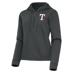 MLB Texas Rangers Antigua Women's Contemporary Quarter-Zip Hoodie