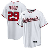 MLB James Wood Washington Nationals Nike Home Replica Jersey