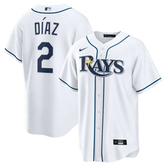 MLB Yandy Díaz Tampa Bay Rays Nike Home Replica Jersey
