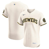 MLB Milwaukee Brewers Nike Home Elite Jersey