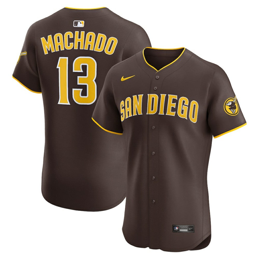 MLB Manny Machado San Diego Padres Nike Road Elite Jersey