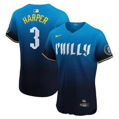 MLB Bryce Harper Philadelphia Phillies Nike City Connect Elite Jersey