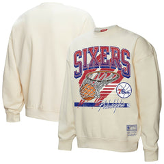 NBA Philadelphia 76ers Women's Brush Bucket Pullover Sweatshirt