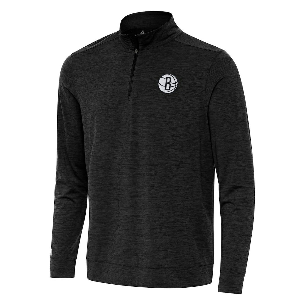 NBA Brooklyn Nets Antigua Bright Quarter-Zip Top