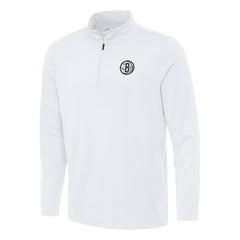 NBA Brooklyn Nets Antigua Reprocess Quarter-Zip Top