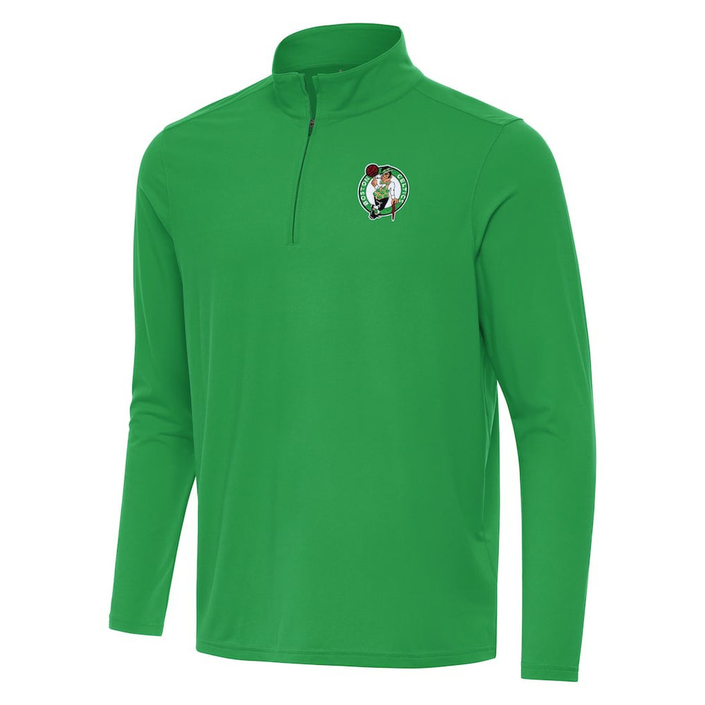 NBA Boston Celtics Antigua Intent Quarter-Zip Top