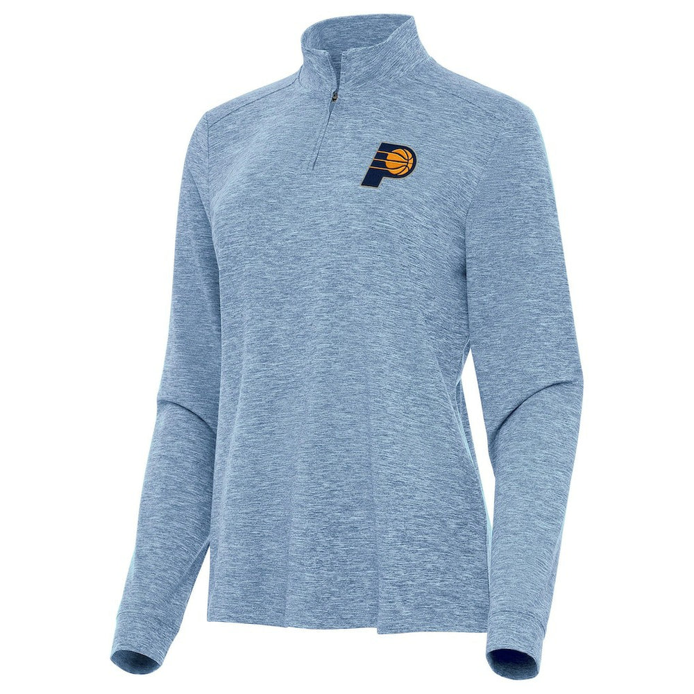 NBA Indiana Pacers Antigua Women's Mentor Quarter-Zip Mock Long Sleeve Top